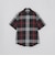 【一部店舗限定】クレストブリッジチェックツイルハーフスリーブシャツ