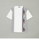 【一部店舗限定】ストライプパッチワークTシャツ