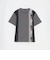 【一部店舗限定】ストライプパッチワークTシャツ
