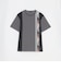 【一部店舗限定】ストライプパッチワークTシャツ