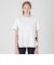 プレーティングシルケット天竺サイドチェックTシャツ