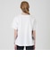 プレーティングシルケット天竺サイドチェックTシャツ