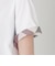 プレーティングシルケット天竺サイドチェックTシャツ
