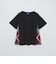 プレーティングシルケット天竺サイドチェックTシャツ