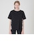 プレーティングシルケット天竺サイドチェックTシャツ