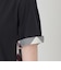 プレーティングシルケット天竺サイドチェックTシャツ