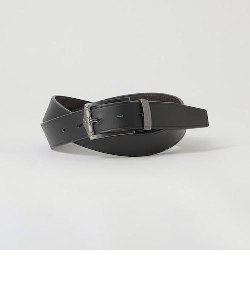 BLACKLABEL エンボスクレストブリッジチェックリバーシブルベルト チェックバックルエンボスクレストブリッジチェックリバーシブルベルト