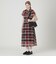 パーシャルクレストブリッジチェックナイロンミニショルダー
