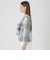 クレストブリッジチェックシアーボイルリボンブラウス