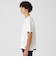チェックレイヤードマーセライズスラブTシャツ