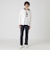クレストブリッジチェックコンビバックパイルパーカー