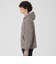クレストブリッジチェックコンビバックパイルパーカー