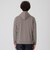 クレストブリッジチェックコンビバックパイルパーカー