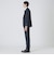 【一部店舗限定】Zegna ELECTAネイビーシャドーストライプスリーピーススーツ