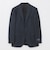 【一部店舗限定】Zegna ELECTAネイビーシャドーストライプスリーピーススーツ