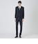 【一部店舗限定】Zegna ELECTAネイビーシャドーストライプスリーピーススーツ
