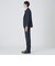 【一部店舗限定】Zegna ELECTAネイビーシャドーストライプスリーピーススーツ
