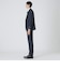 【一部店舗限定】Zegna ELECTAネイビーシャドーストライプスリーピーススーツ