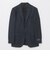 【一部店舗限定】Zegna ELECTAネイビーシャドーストライプスリーピーススーツ