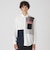クレストブリッジチェックニットドッキングシャツ