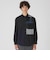 クレストブリッジチェックニットドッキングシャツ