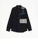 クレストブリッジチェックニットドッキングシャツ