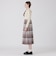 クレストブリッジチェックニットコンビドレス