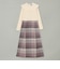 クレストブリッジチェックニットコンビドレス