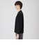 【BLACK lab.】シャドーチェックハイブリッドニットソー