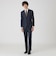 MIYUKIプルシャンブルーTOPシャドークレストブリッジチェックスーツ