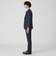 MIYUKIプルシャンブルーTOPシャドークレストブリッジチェックスーツ