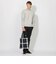 【WEB・一部店舗限定】クレストブリッジチェックキャットニットバッグ