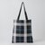 【WEB・一部店舗限定】クレストブリッジチェックキャットニットバッグ
