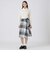クレストブリッジチェックアシンメトリースカート