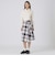 クレストブリッジチェックアシンメトリースカート