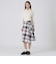 クレストブリッジチェックアシンメトリースカート