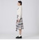クレストブリッジチェックアシンメトリースカート