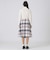 クレストブリッジチェックアシンメトリースカート