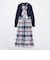 【sweetコラボ】クレストブリッジチェックニットコンビドレス