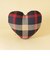 クレストブリッジチェックハートクッション