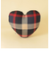 クレストブリッジチェックハートクッション
