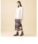 クレストブリッジチェックダブルフェイスリバーシブルスカート