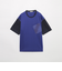 トーンカラーブロッキングポケットTシャツ