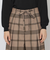 クレストブリッジチェックワイドパンツ