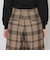 クレストブリッジチェックワイドパンツ