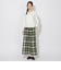クレストブリッジチェックワイドパンツ