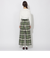 クレストブリッジチェックワイドパンツ