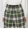 クレストブリッジチェックワイドパンツ