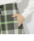 クレストブリッジチェックワイドパンツ
