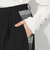 クレストブリッジチェックサイド切替パンツ